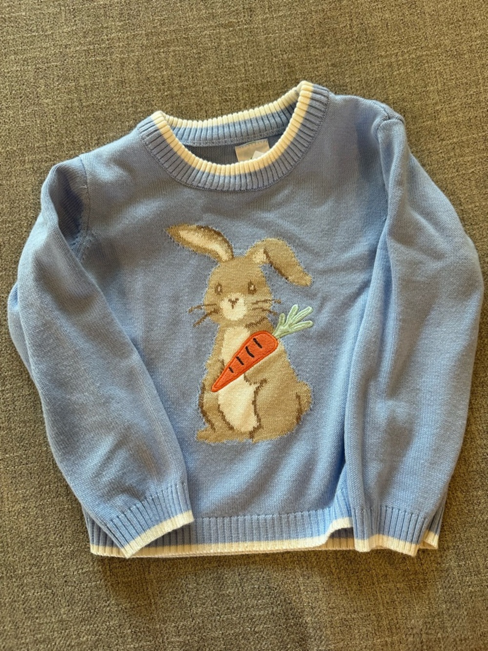 Toddler Easter Bunny Sweater Sz 3T